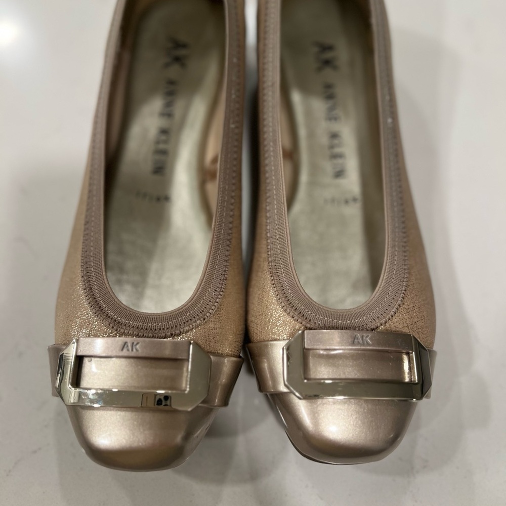Gold Metallic Flats